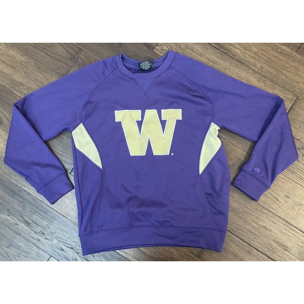 Washington Huskies Colosseum Long-sleeve‎ Crew Neck Top Size Small